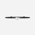 Bracelet R - Plaqué Argent - Noir
