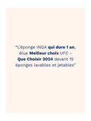 Reassurance INGA 2