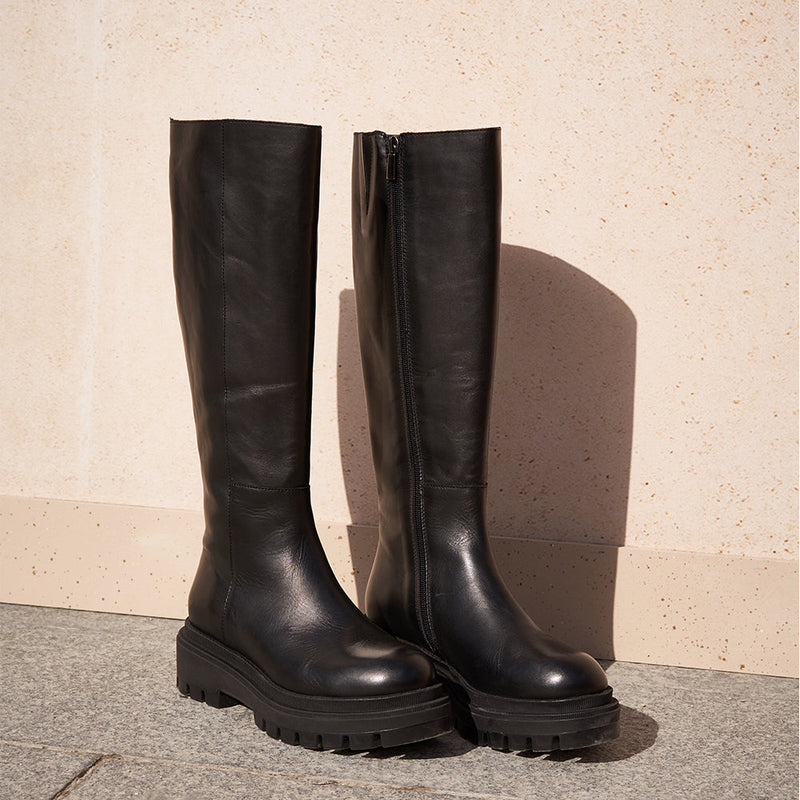 Bottes Ann Tuil Insta - Cuir Noir