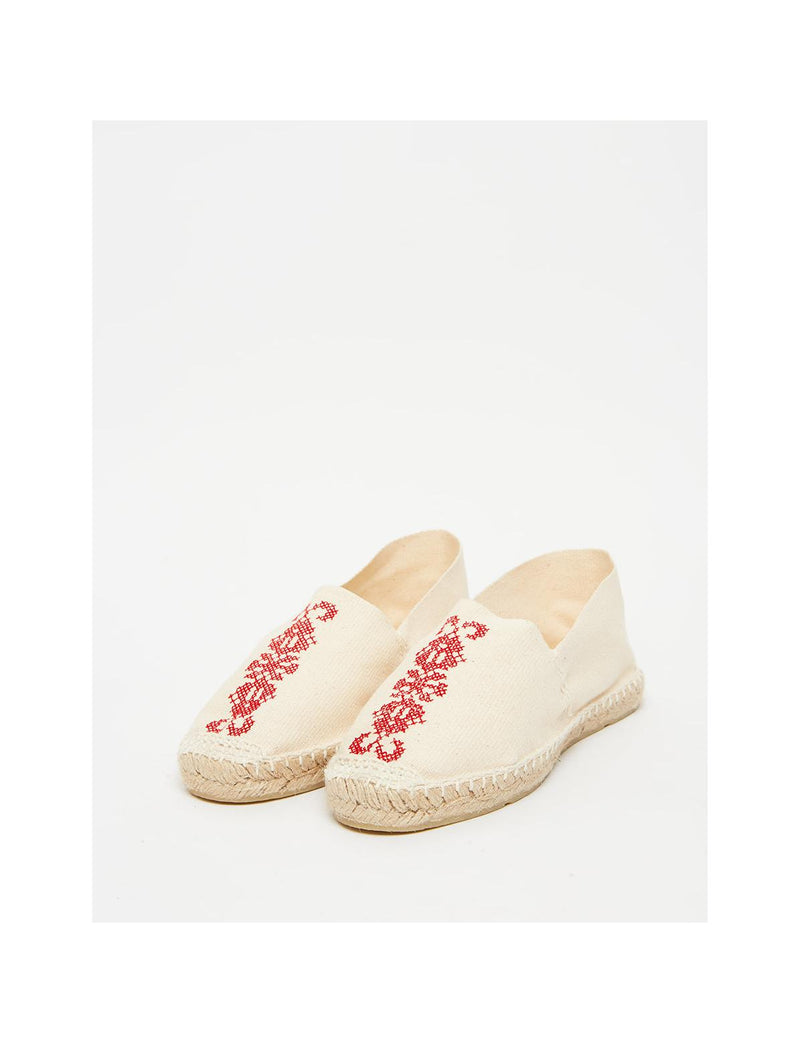 Espadrilles Auriane - Ecru Red