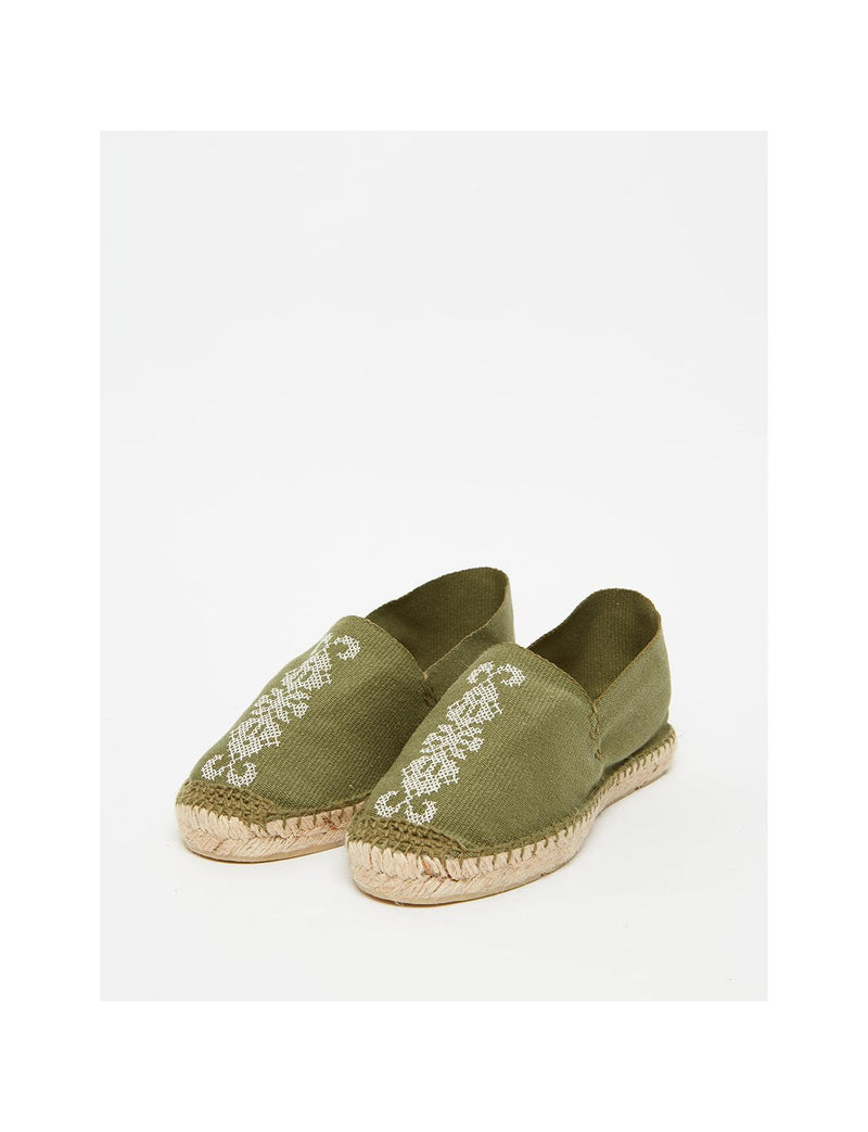 Espadrilles Auriane - Khaki Ecru