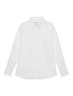 Ines De La Fressange – Camicia Maureen - Bianco, camicia bianca in cotone, vista frontale, su sfondo bianco