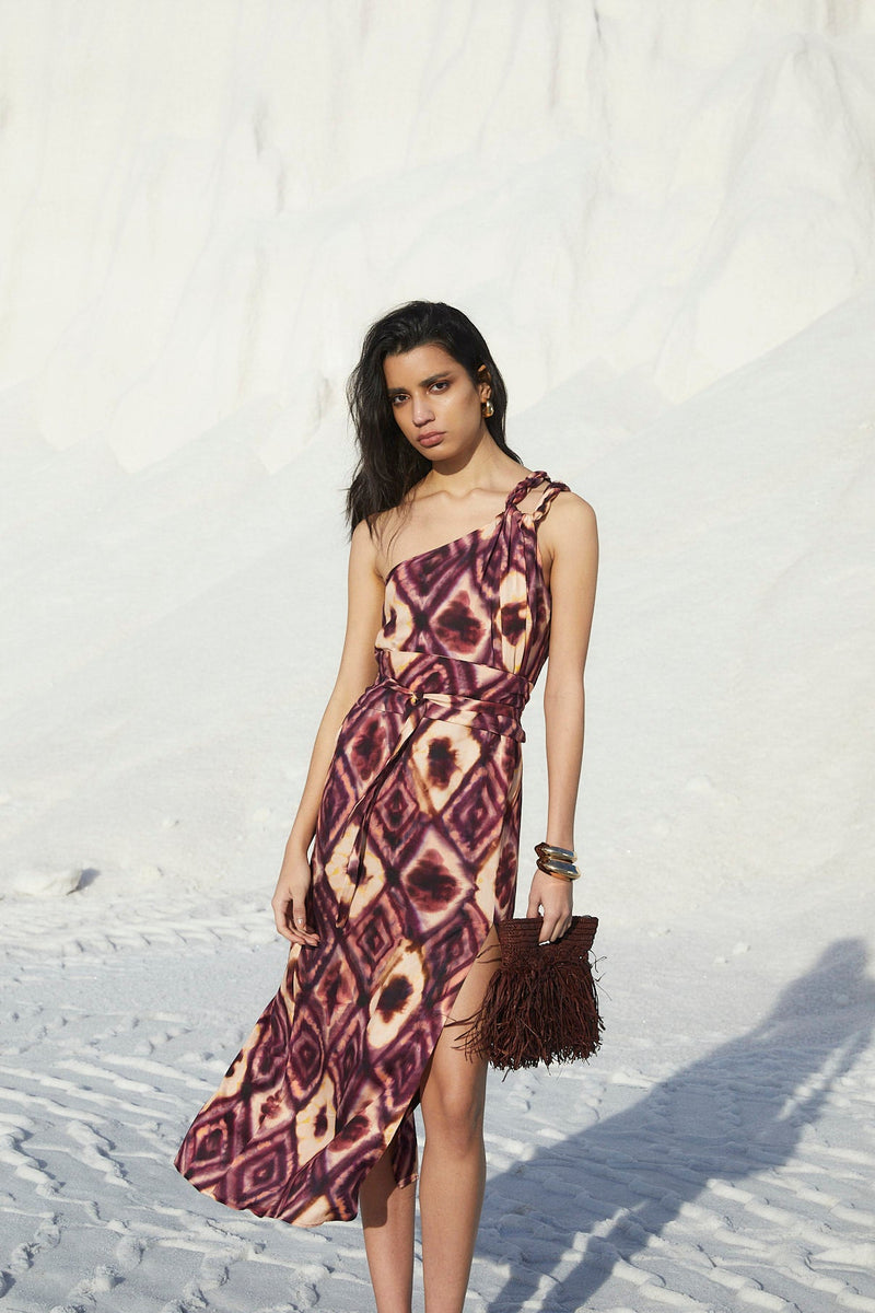 Robe Paola Tie & Dye Violet