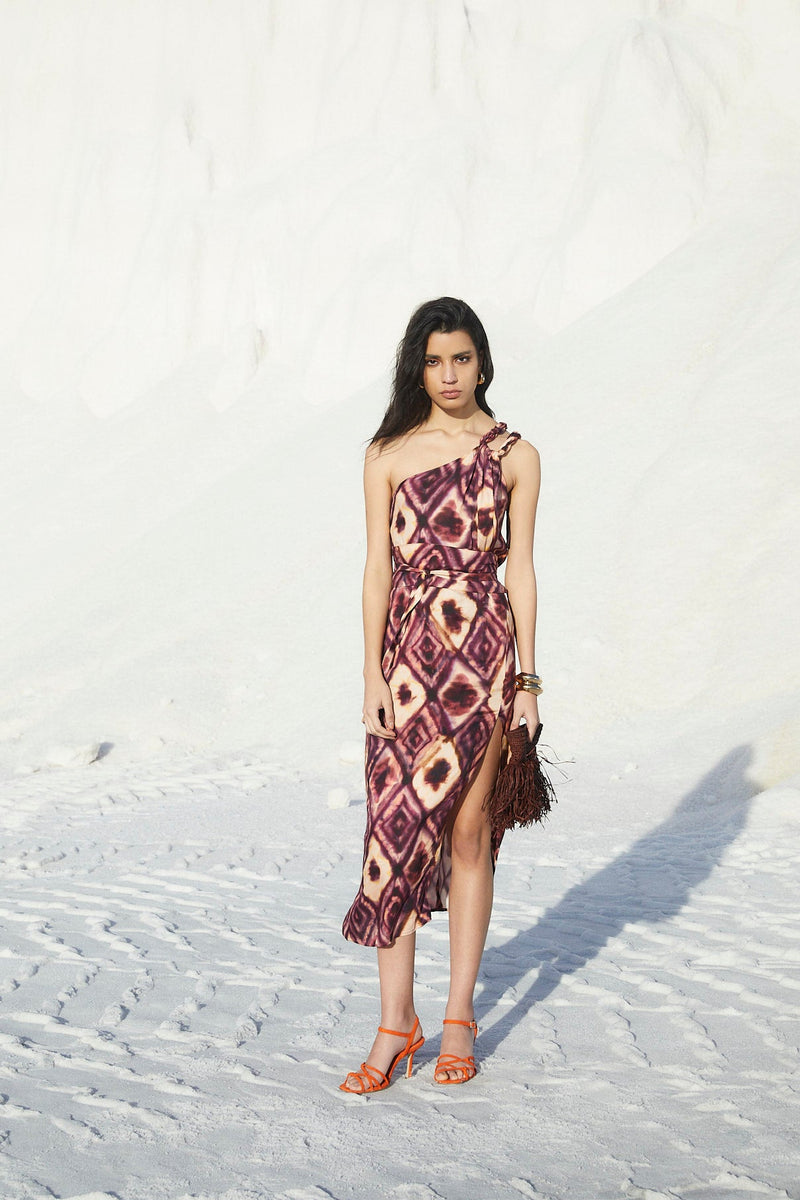 Robe Paola Tie & Dye Violet
