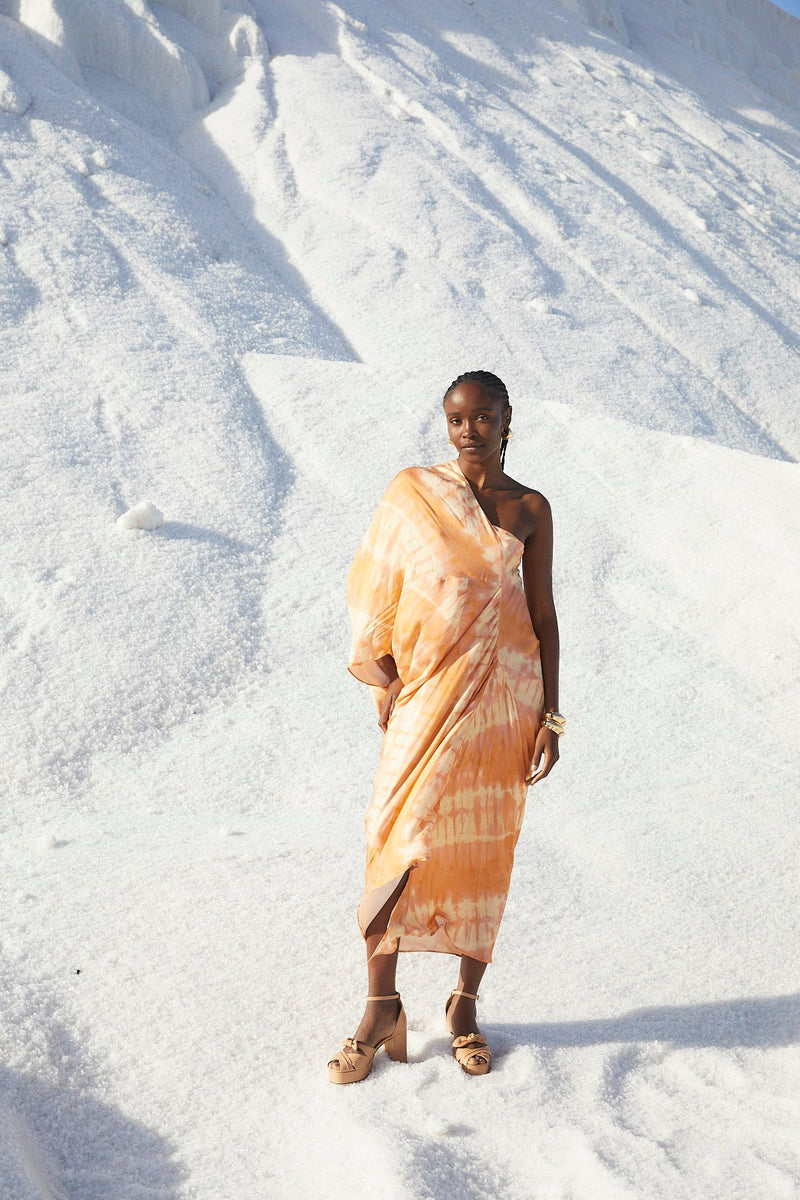 Robe Tunique Longue Délavé Nude