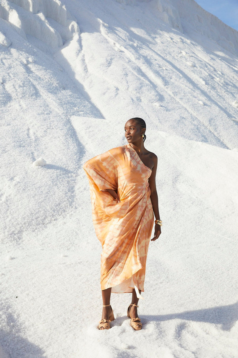 Robe Tunique Longue Délavé Nude