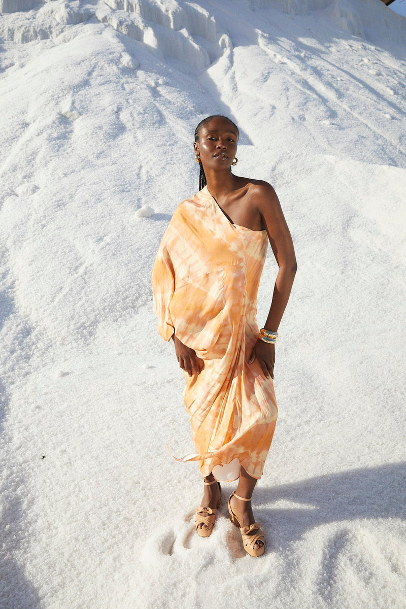 Robe Tunique Longue Délavé Nude