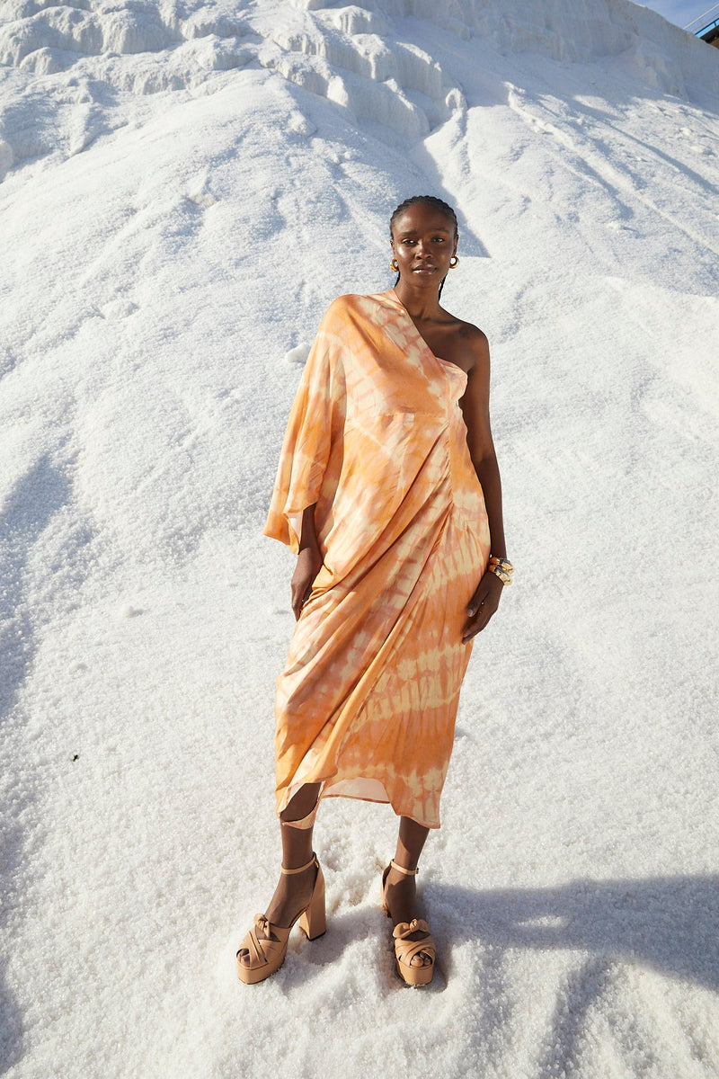 Robe Tunique Longue Délavé Nude