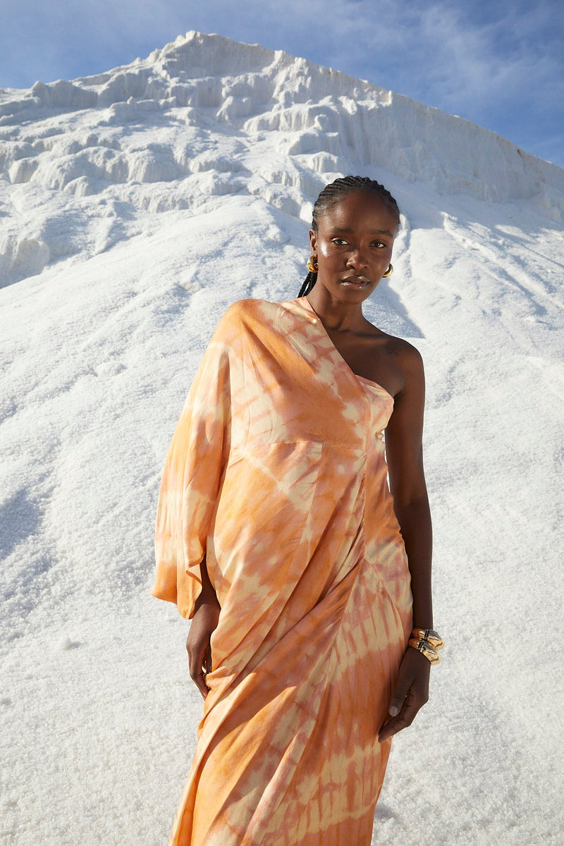 Robe Tunique Longue Délavé Nude