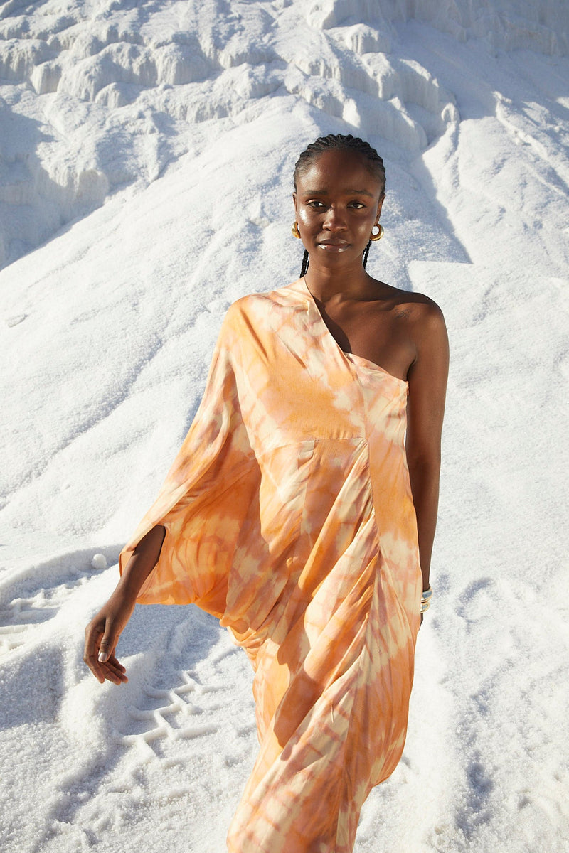 Robe Tunique Longue Délavé Nude