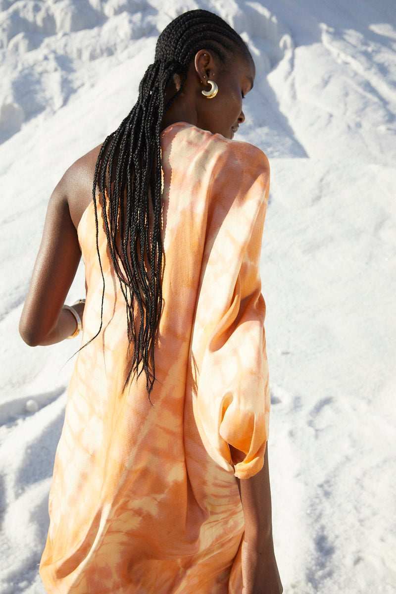 Robe Tunique Longue Délavé Nude