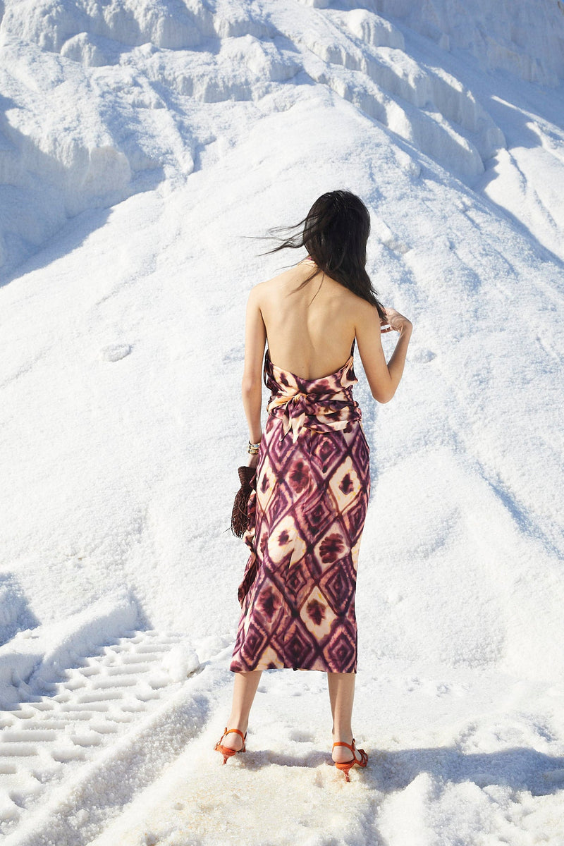Jupe Feston Tie & Dye Violet