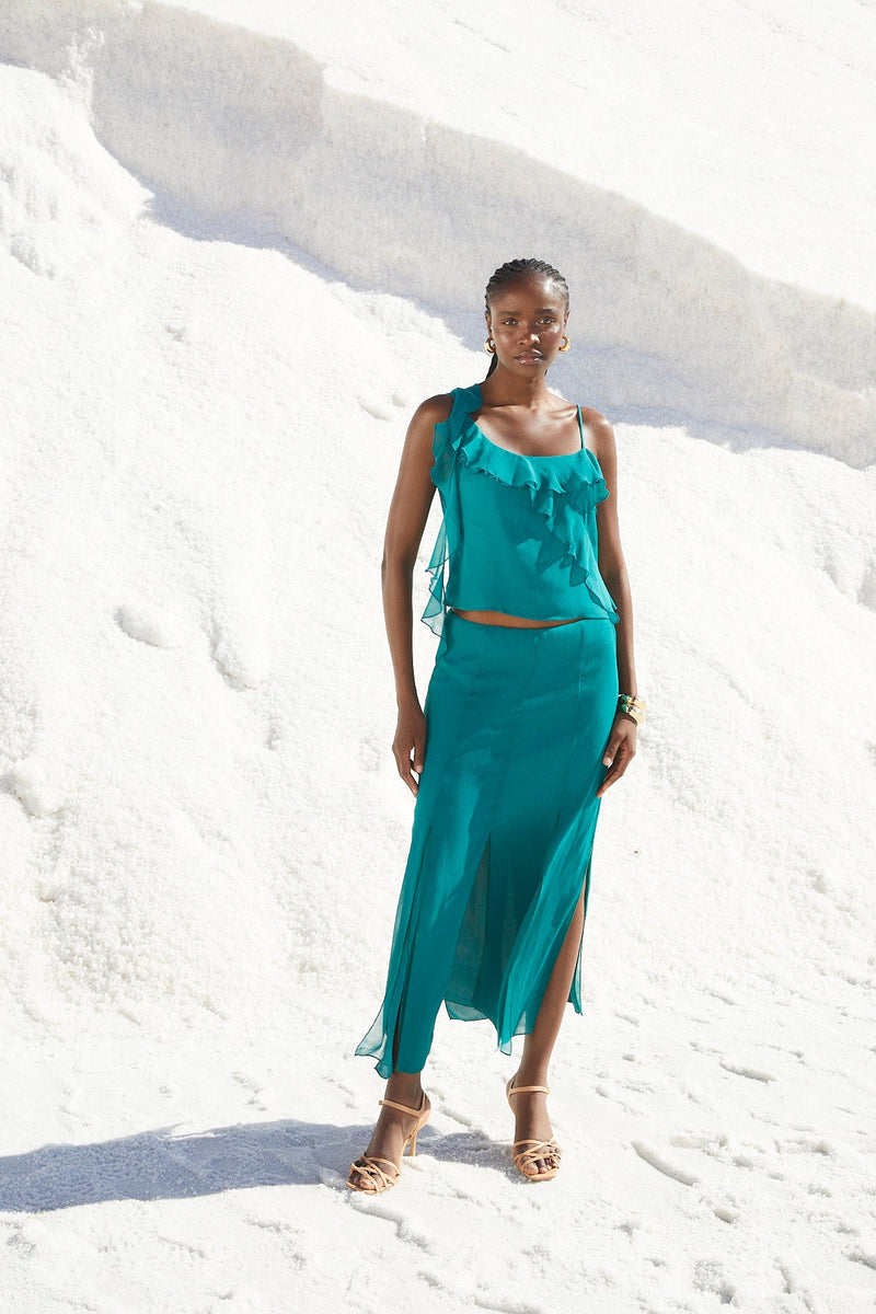 Top Victoria Bamboula Cobalt