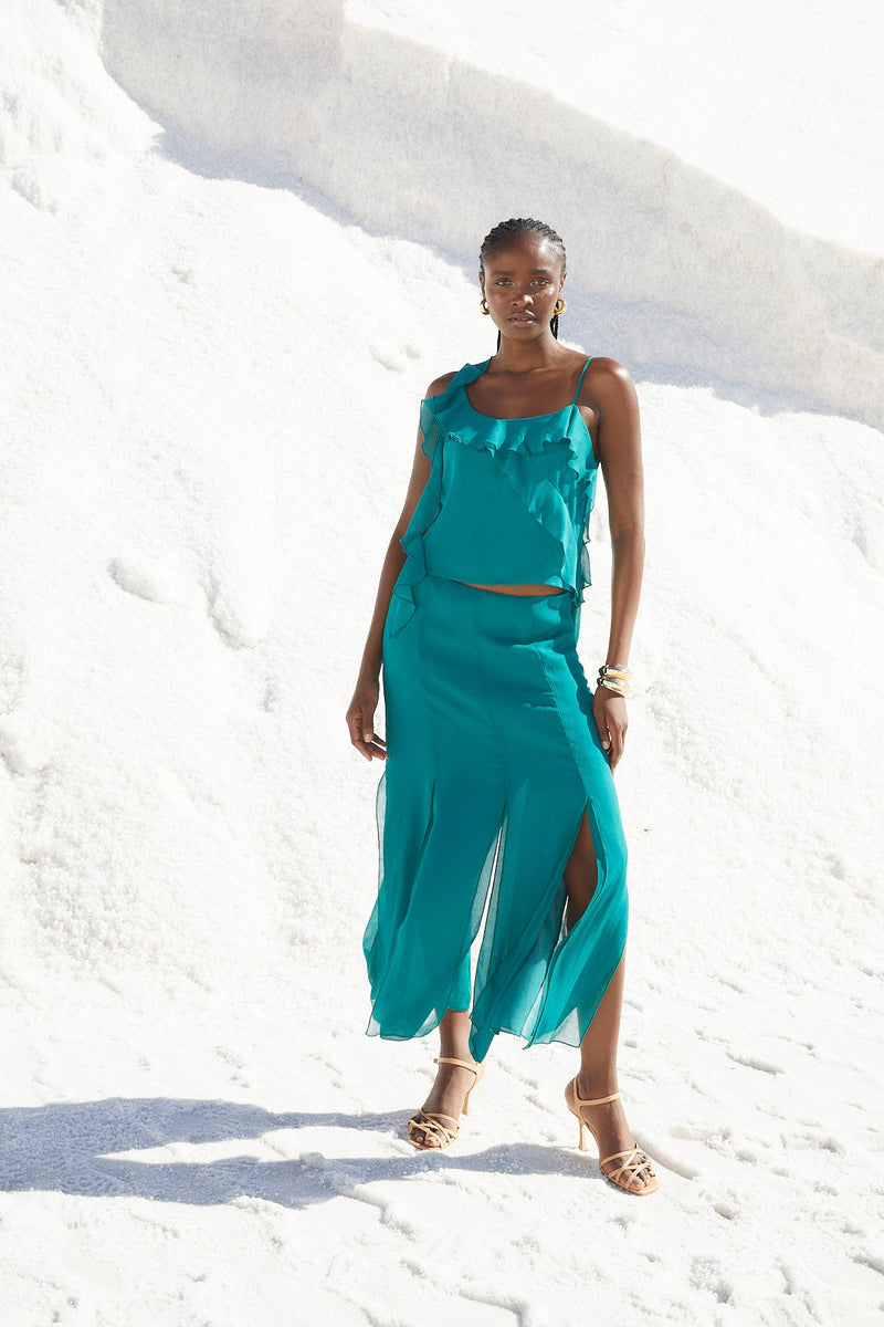 Top Victoria Bamboula Cobalt