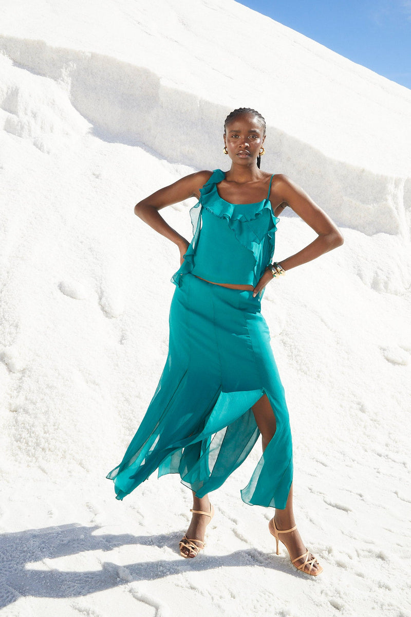 Top Victoria Bamboula Cobalt