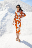 Jupe Droit Palermo Caramel