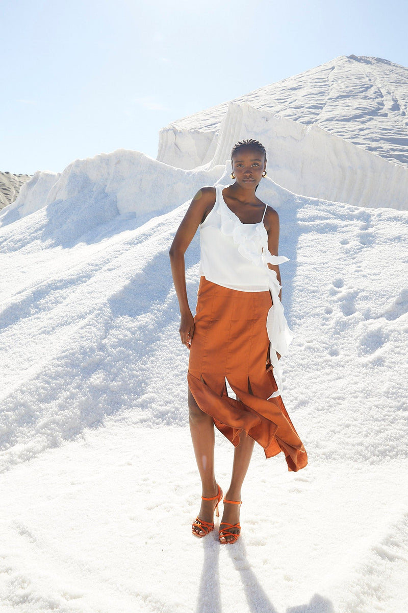 Top Victoria Bamboula Écru
