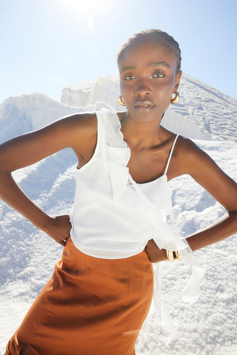 Top Victoria Bamboula Écru