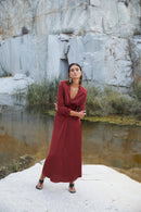 Robe Fernanda Satin Sienne