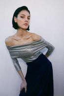 Top Giorgia Maille Argenté