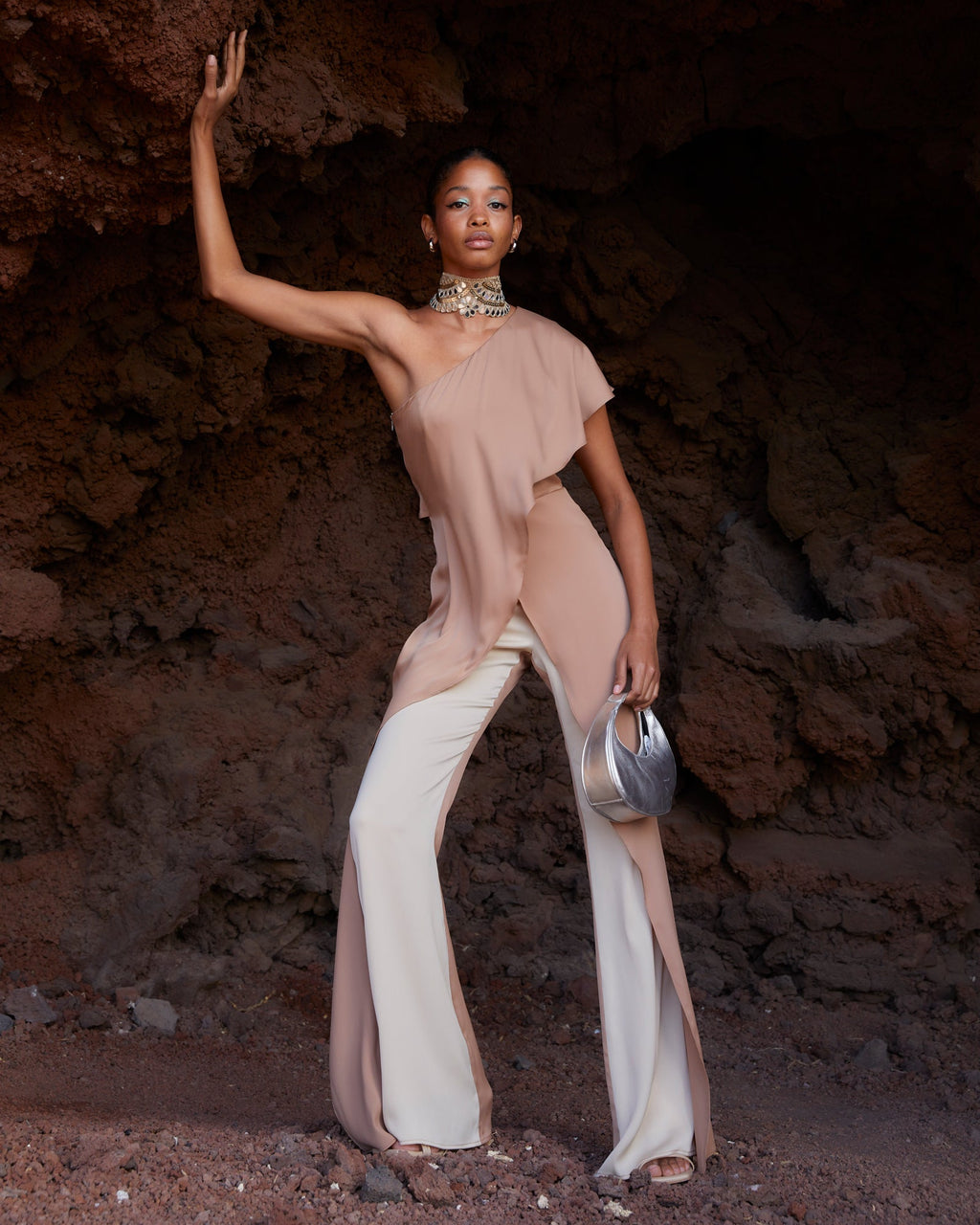 Sera Praliné Jumpsuit