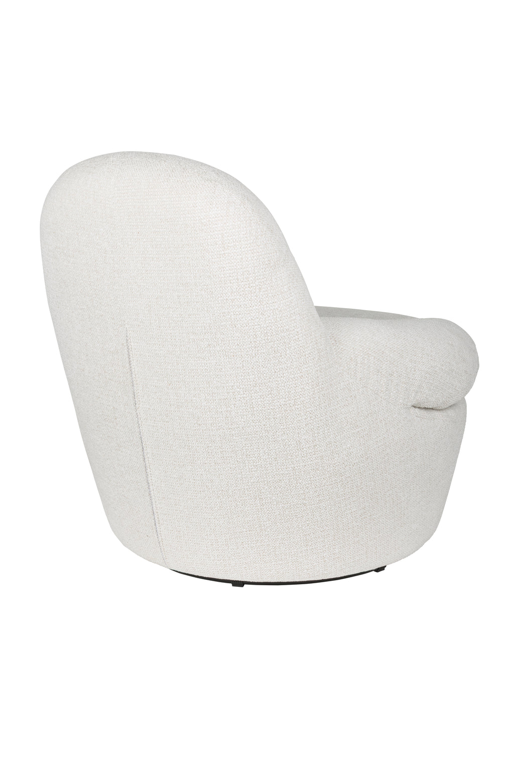 Velvoro - Fauteuil Lounge - Polyester - Blanc Cassé