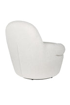 Velvoro - Fauteuil Lounge - Polyester - Blanc Cassé