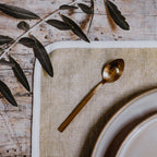 Set of 2 Washed Linen Placemats