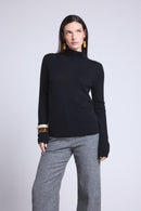 Iris Turtleneck Sweater - Black - Women