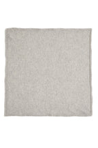 Bufanda Cuadrada con Flecos Unisex Irma en Cachemira - Gris Claro
