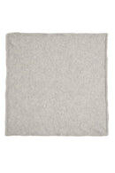 Echarpe Carrée Franges Unisexe Irma - Gris Clair