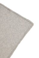 Echarpe Carrée Franges Unisexe Irma - Gris Clair