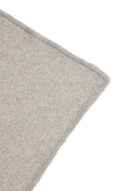 Bufanda Cuadrada con Flecos Unisex Irma en Cachemira - Gris Claro