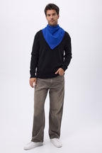 Echarpe Bandana Triange Uni Unisexe Bandana Irma - Bleu Roi - Homme