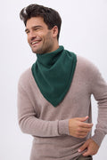 Écharpe Bandana Triangle Uni Irma - Vert Bouteille - Homme