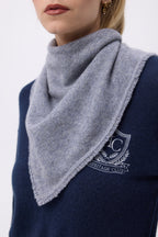 Echarpe Bandana Triange Uni Unisexe Bandana Irma - Gris Fonce - Femme