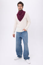 Echarpe Bandana Triangle Uni Bandana Irma - Lie De Vin - Homme