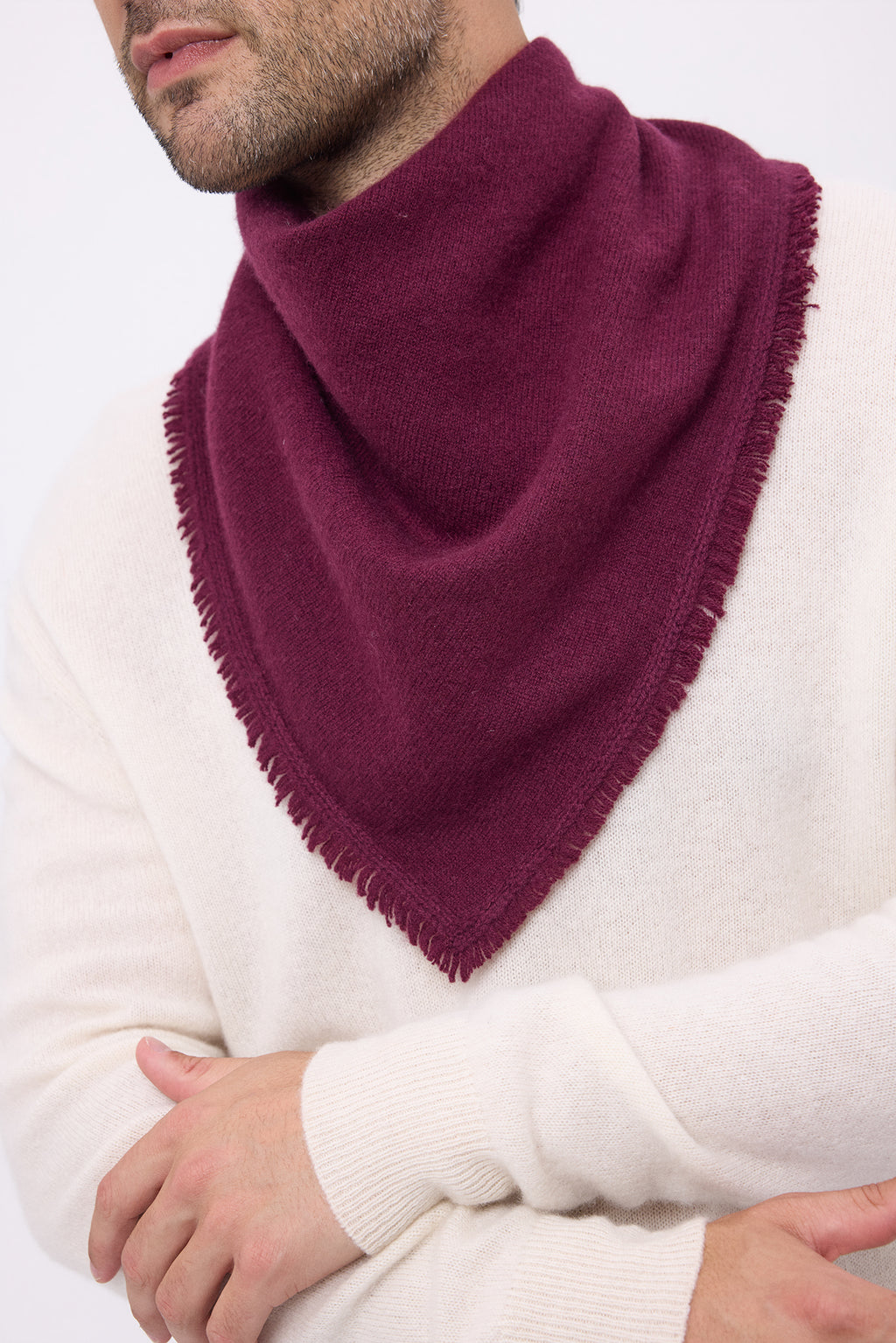 Echarpe Bandana Triangle Uni Bandana Irma - Lie De Vin - Homme