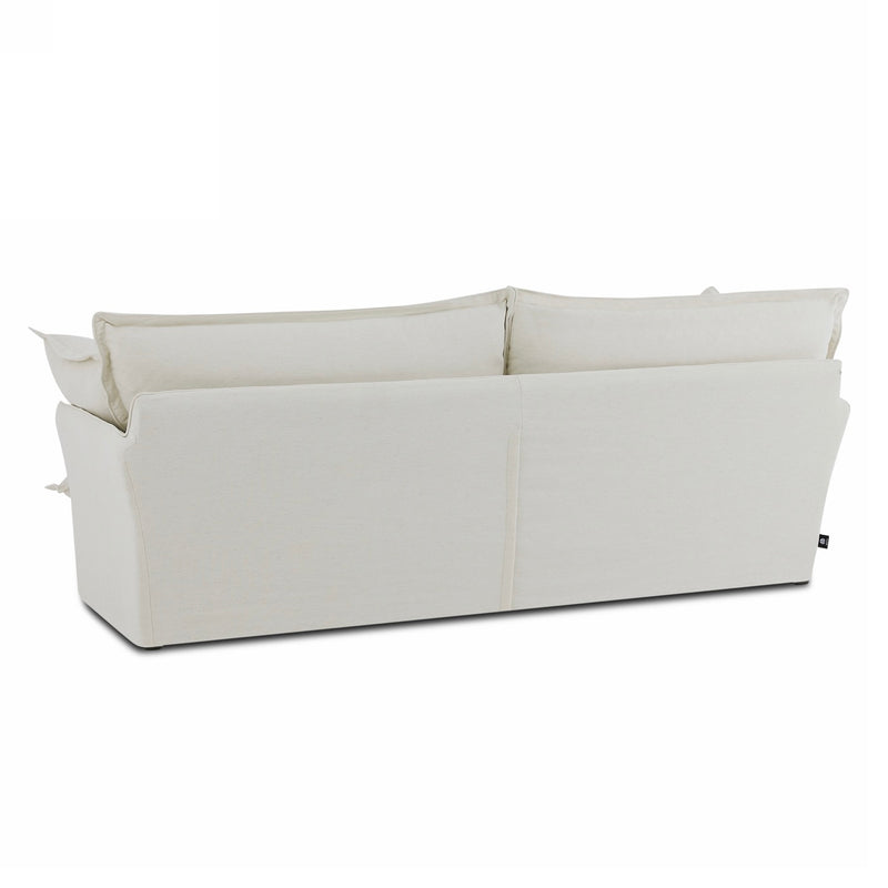 Canapé Droit Fixe - Iroko - 3 Places - Tissu - Beige