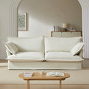 Canapé Droit Fixe - Iroko - 3 Places - Tissu - Beige