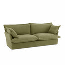 Canapé Droit Fixe - Iroko - 3 Places - Tissu - Vert