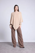 Isadora Poncho Cape - Cream Beige - Women