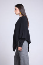 Capa Poncho Isadora - Negro - Mujer