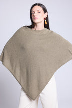 Isadora Cape Poncho - Khaki Green - Women