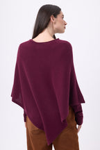 Capa Poncho Isadora - Lías de vino - Mujer