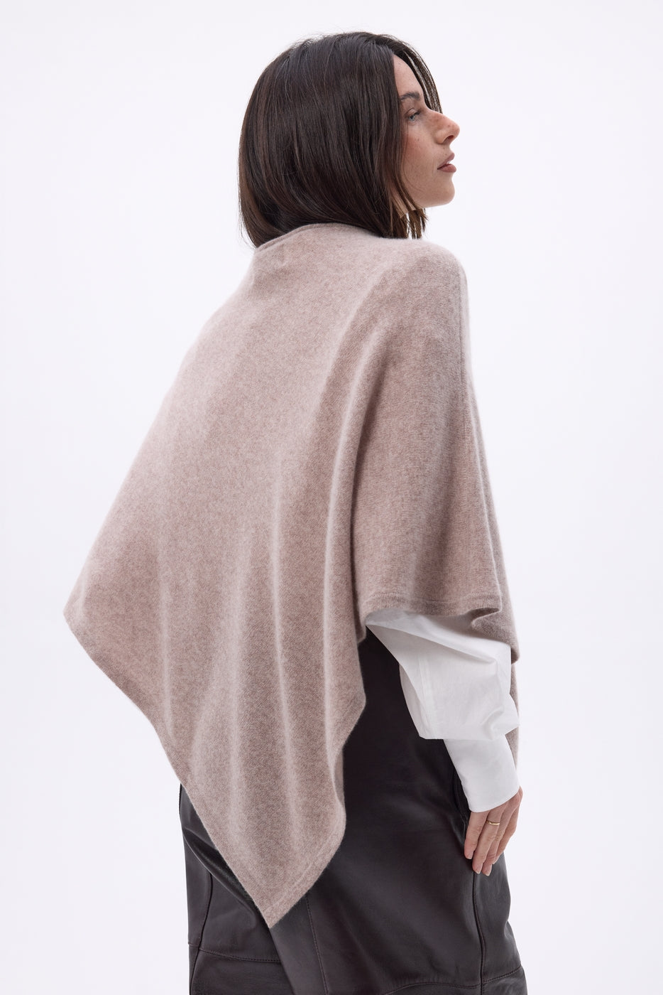 Isadora Poncho Cape - Hazelnut - Women