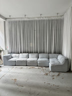 Striped Modular Sofa