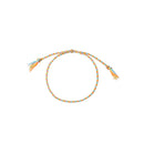 Bracelet Cordon Isla Jaune/Bleu