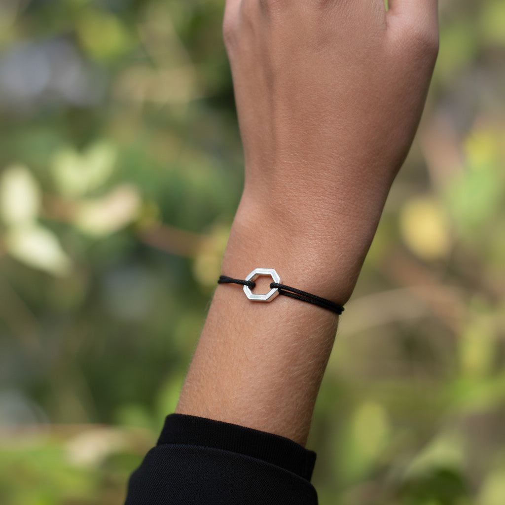 Bracelet Sivon - Anthracite Pailleté