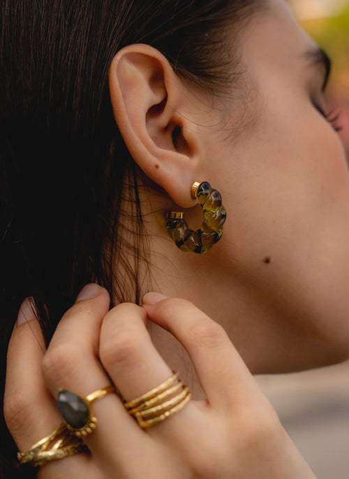 Ivana hoop earrings
